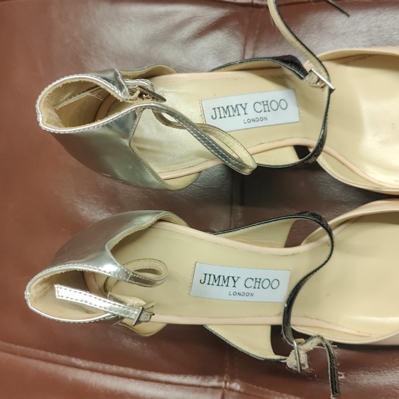 Jimmy Choo Typhoon heel pump in color lychee size 37 new vibram sole - Picture 6 of 12